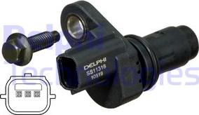 Delphi SS11318 - Generador de impulsos, cigüeñal parts5.com