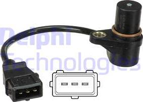 Delphi SS11230 - Generador de impulsos, cigüeñal www.parts5.com