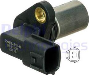 Delphi SS11231 - Sensor, crankshaft pulse www.parts5.com