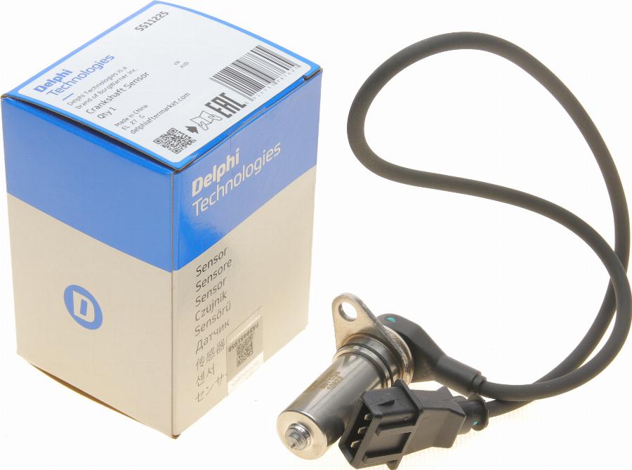 Delphi SS11225 - Sensor, crankshaft pulse www.parts5.com