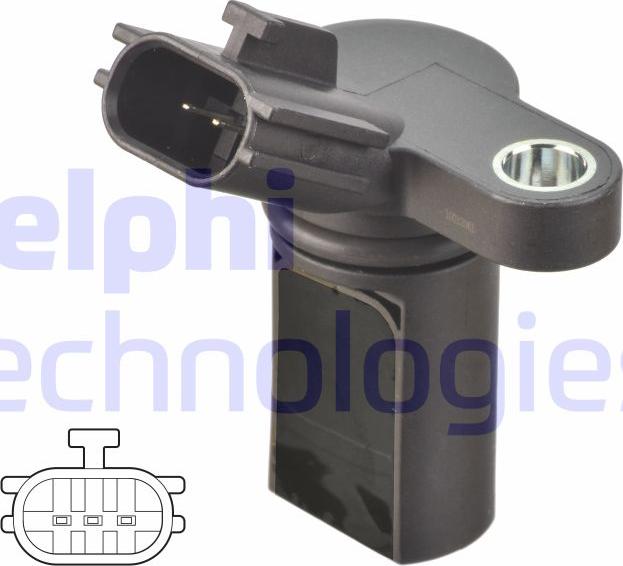 Delphi SS12296-12B1 - Czujnik, pozycja wałka rozrządu www.parts5.com