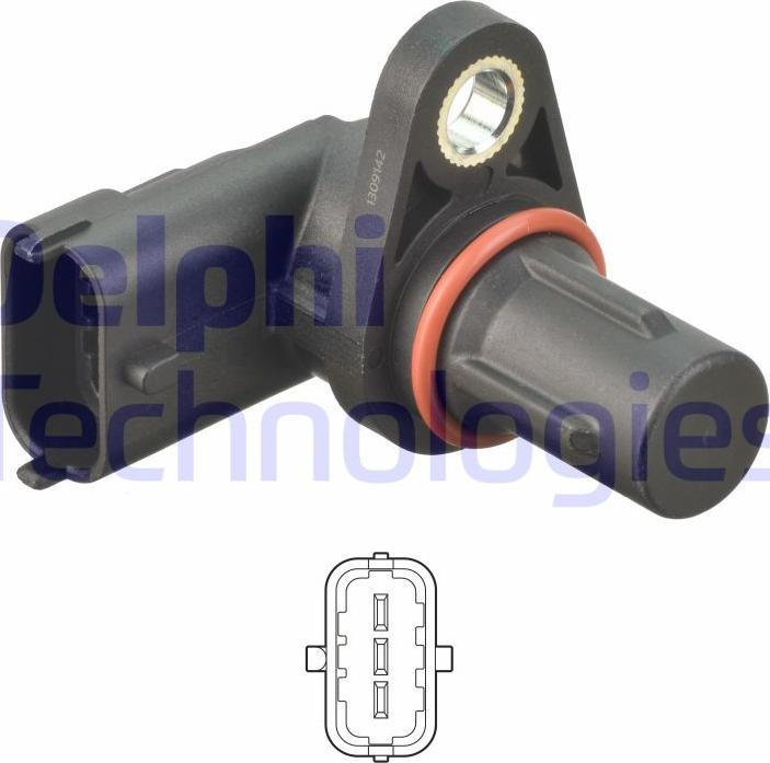 Delphi SS12298-12B1 - Αισθητήρας, θέση εκκεντροφ. άξονα www.parts5.com