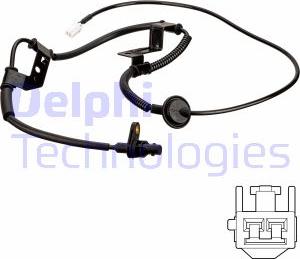 Delphi SS20533 - Sensor, wheel speed www.parts5.com