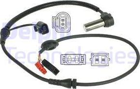 Delphi SS20039 - Sensor, wheel speed www.parts5.com