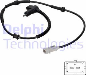 Delphi SS20811 - Sensor, wheel speed www.parts5.com