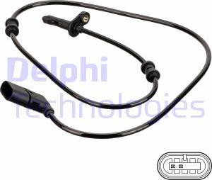 Delphi SS20813 - Capteur, vitesse de roue www.parts5.com