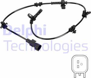 Delphi SS20837 - Sensor, wheel speed www.parts5.com