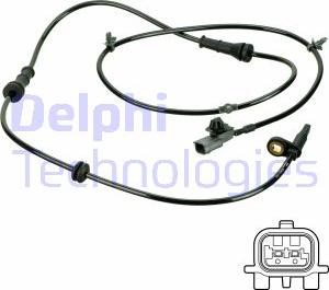 Delphi SS20822 - Sensor, wheel speed www.parts5.com