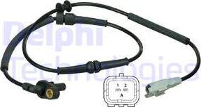 Delphi SS20380 - Sensor, wheel speed www.parts5.com