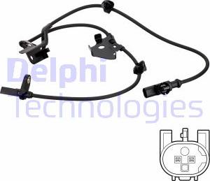 Delphi SS20753 - Sensor, wheel speed www.parts5.com