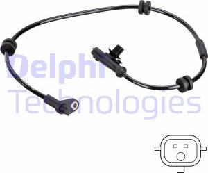 Delphi SS20766 - Sensor, revoluciones de la rueda www.parts5.com