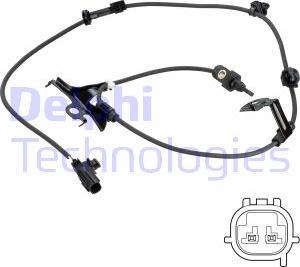 Delphi SS20785 - Czujnik, prędkość obrotowa koła www.parts5.com