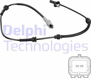 Delphi SS20780 - Senzor,turatie roata www.parts5.com