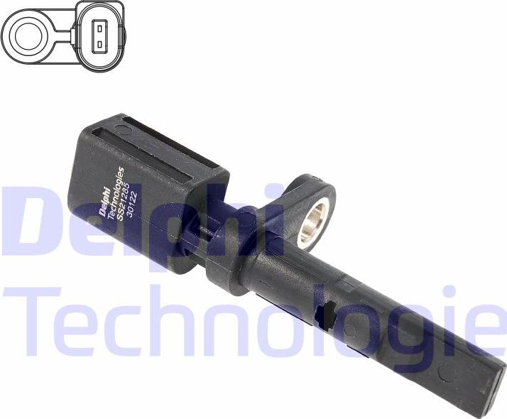 Delphi SS21285-12B1 - Sensor, Raddrehzahl www.parts5.com