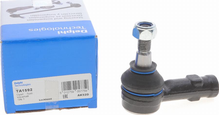 Delphi TA1592 - Tie Rod End parts5.com