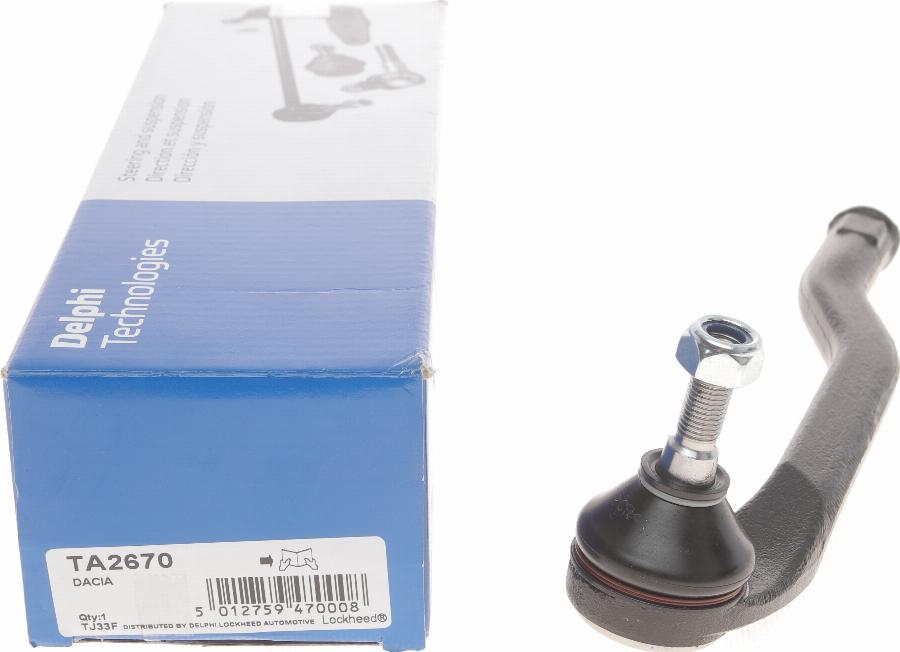 Delphi TA2670 - Tie Rod End parts5.com