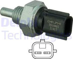 Delphi TS10461 - Czujnik, temperatura płynu chłodzącego www.parts5.com