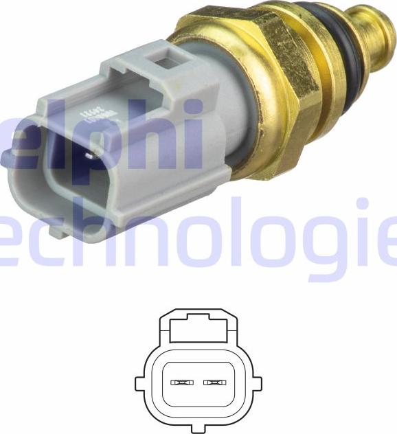 Delphi TS10481 - Senzor,temperatura lichid de racire www.parts5.com