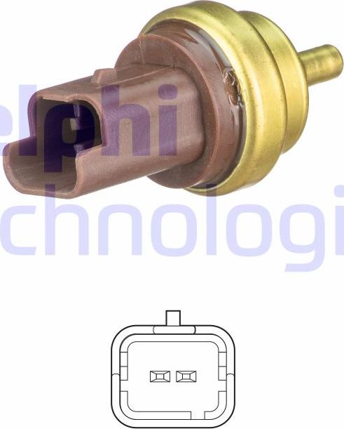 Delphi TS10477 - Sensor, coolant temperature parts5.com