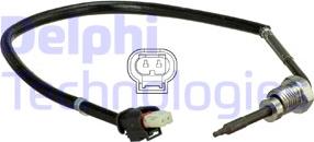 Delphi TS30098 - Senzor, temperatura ispušnih plinova www.parts5.com