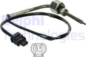 Delphi TS30071 - Senzor, temperatura ispušnih plinova www.parts5.com