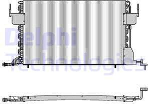 Delphi TSP0225021 - Kondenzátor klimatizácie www.parts5.com