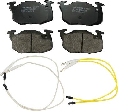 Denckermann B110940 - Brake Pad Set, disc brake parts5.com