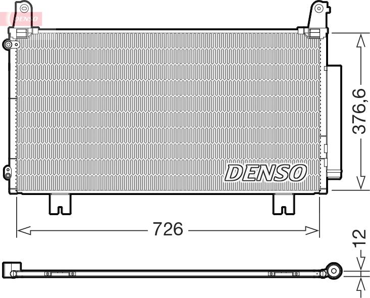 Denso DCN40034 - Kondenzátor, klíma www.parts5.com