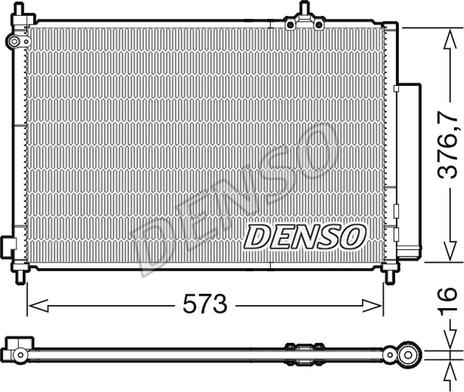 Denso DCN40031 - Condensator, climatizare www.parts5.com