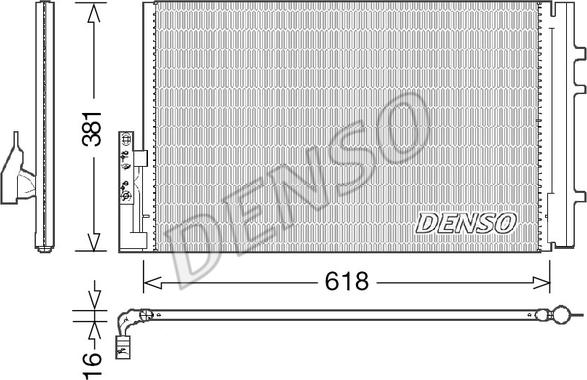 Denso DCN05014 - Kondenzator, klimatska naprava www.parts5.com