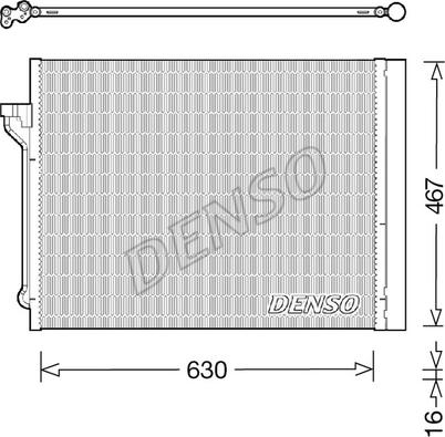 Denso DCN05029 - Condensador, aire acondicionado www.parts5.com