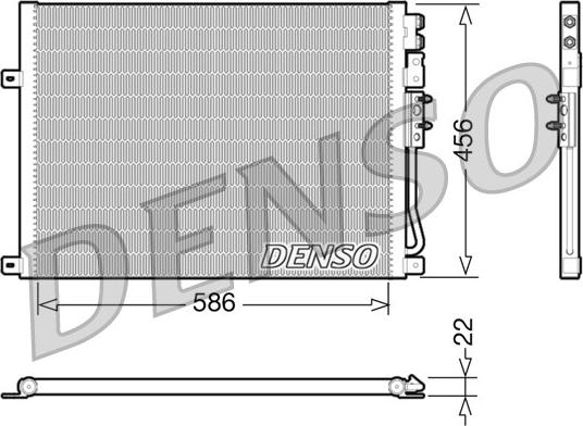 Denso DCN06009 - Конденсатор кондиционера www.parts5.com