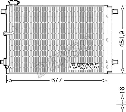 Denso DCN02046 - Kondenzátor, klíma www.parts5.com