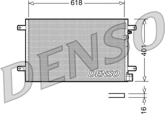 Denso DCN02006 - Condenser, air conditioning parts5.com