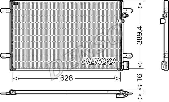 Denso DCN02037 - Condenser, air conditioning parts5.com
