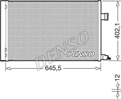 Denso DCN11009 - Kondensator, Klimaanlage www.parts5.com