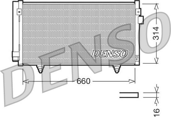 Denso DCN36003 - Condensador, aire acondicionado www.parts5.com