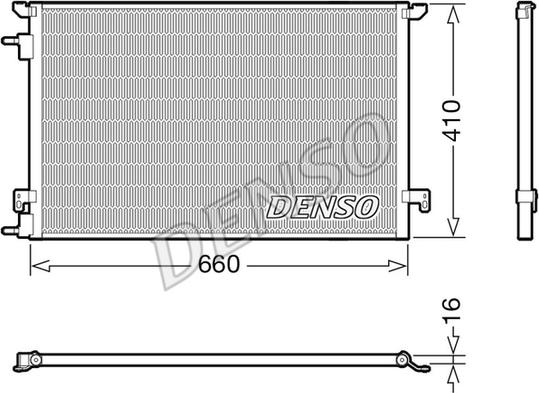 Denso DCN20045 - Condensator, climatizare www.parts5.com