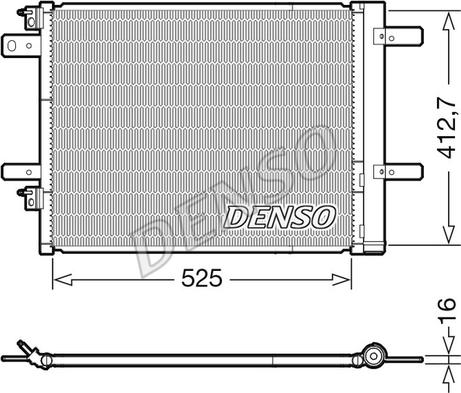 Denso DCN21022 - Kondenzátor, klíma www.parts5.com