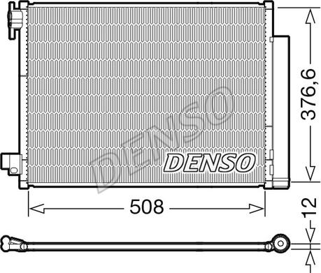 Denso DCN23052 - Condensador, aire acondicionado www.parts5.com