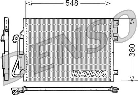 Denso DCN23008 - Condensador, aire acondicionado www.parts5.com