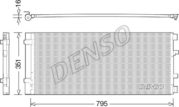 Denso DCN23037 - Kondenzátor, klíma www.parts5.com