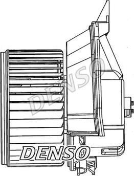 Denso DEA09200 - Ventilator, habitaclu www.parts5.com