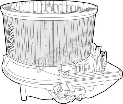 Denso DEA07015 - Βεντιλατέρ εσωτερικού χώρου www.parts5.com