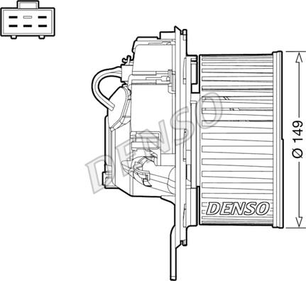 Denso DEA32005 - Ventilador habitáculo www.parts5.com