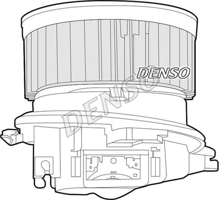 Denso DEA21007 - Вентилятор салона www.parts5.com