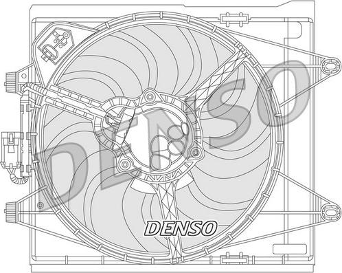 Denso DER09051 - Fan, radiator www.parts5.com