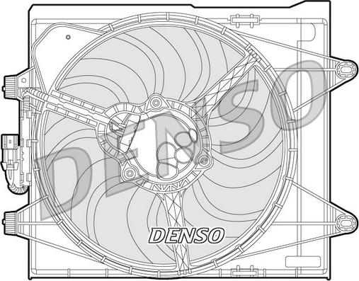 Denso DER09052 - Fan, motor soğutması www.parts5.com