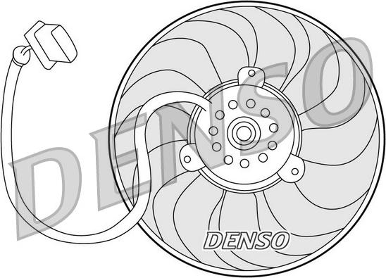 Denso DER32004 - Ventilador, refrigeración del motor parts5.com