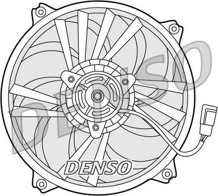 Denso DER21015 - Ventilátor, motorhűtés www.parts5.com